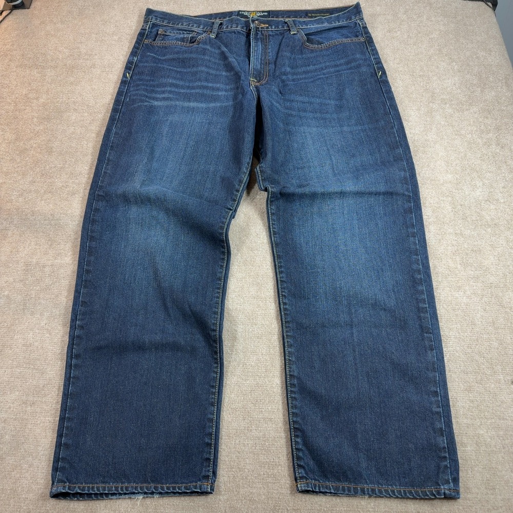 Lucky Brand 361 Vintage Straight Jeans Mens 40x30 Blue Denim Cotton